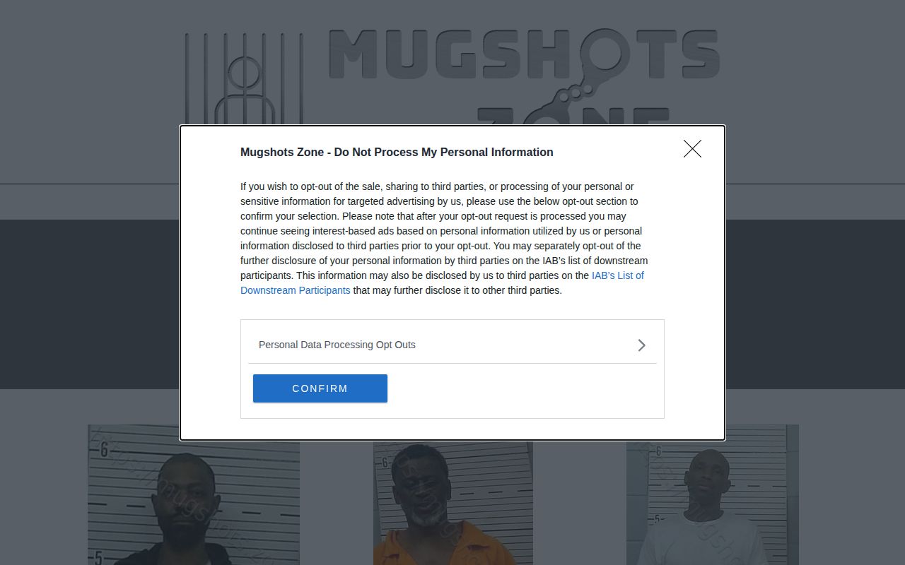 Unofficial Mugshots.zone Lowndes County arrest archive across multiple dates